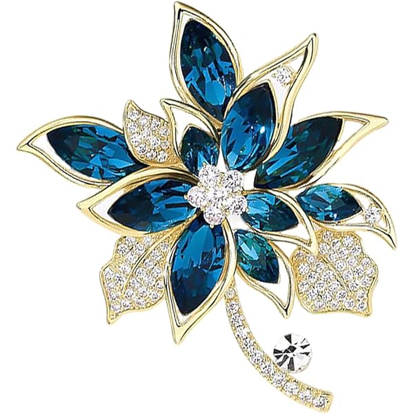 Amazon | Grosse(グロッセ) Wild Rose ブローチ ゴールド GJ30546